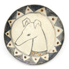 Tapestry Hound Portrait (Handmade Plate)