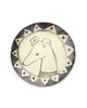 Tapestry Hound Portrait (Handmade Plate)
