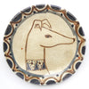 Tapestry Hound Portrait II (Handmade Plate)