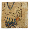 Tapestry Hound by your side (Handmade Tile)