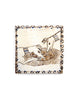 Tapestry Hounds Eating the Kill (Handmade Tile)