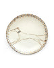 Tapestry Leaping Hound (Handmade Plate)