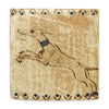 Tapestry Leaping Hound II (Handmade Tile)