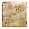 Tapestry Leaping Hound III (Handmade Tile)