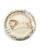 Tapestry Leaping Lion (Handmade Plate)