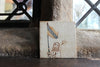 Tapestry Lion holding a flag (Handmade Tile)