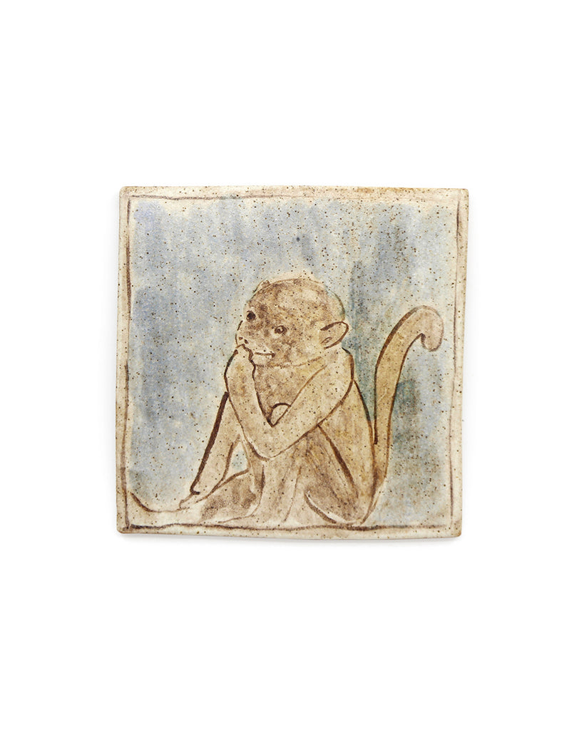 Tapestry Monkey (Handmade Tile)