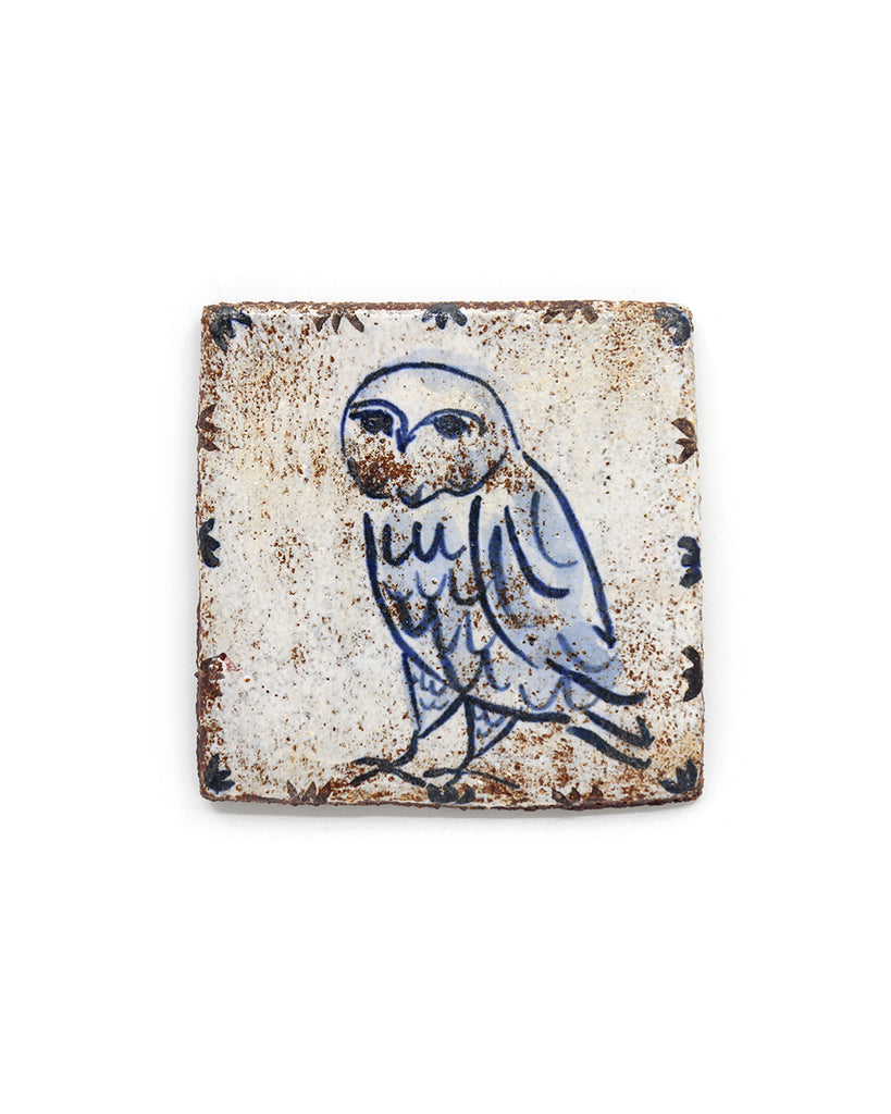 Tapestry Owl II (Handmade Tile)