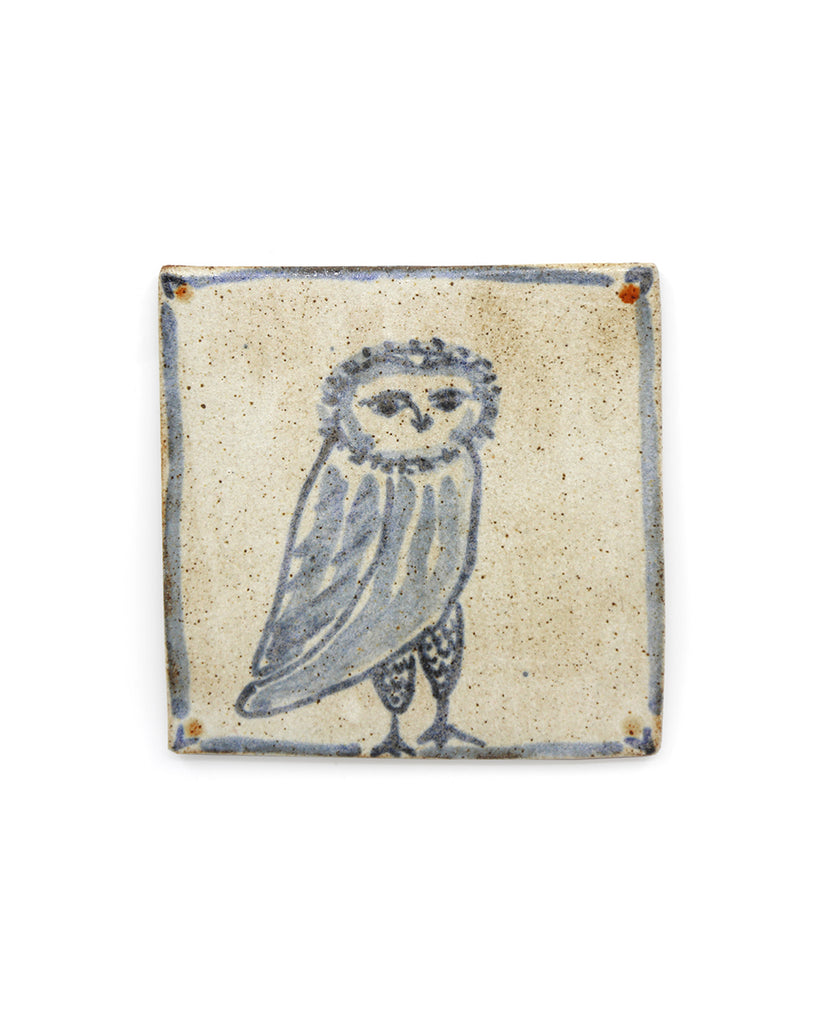 Tapestry Owl II (Handmade Tile)