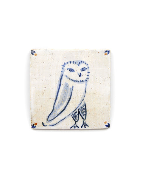Tapestry Owl V (Handmade Tile)