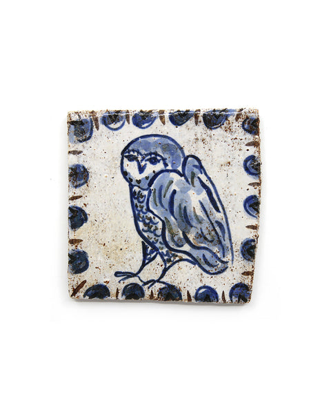 Tapestry Owl II (Handmade Tile)
