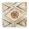 Tapestry Pattern with Flowers II (Handmade Tile)