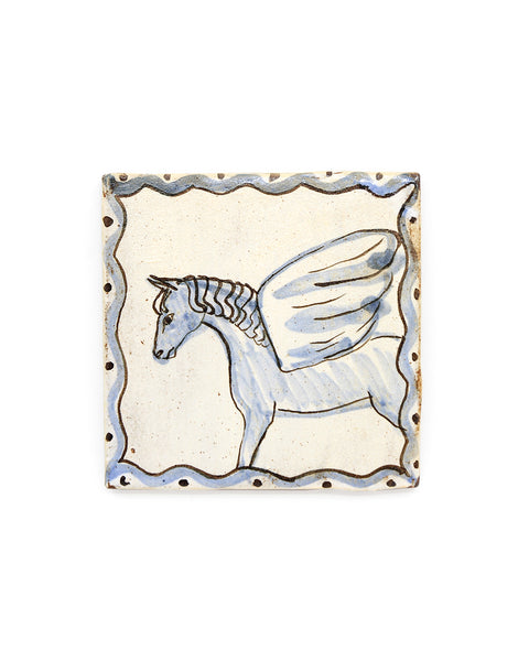 Tapestry Pegasus (Blue) (Handmade Tile)