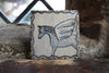 Tapestry Pegasus (Blue) (Handmade Tile)