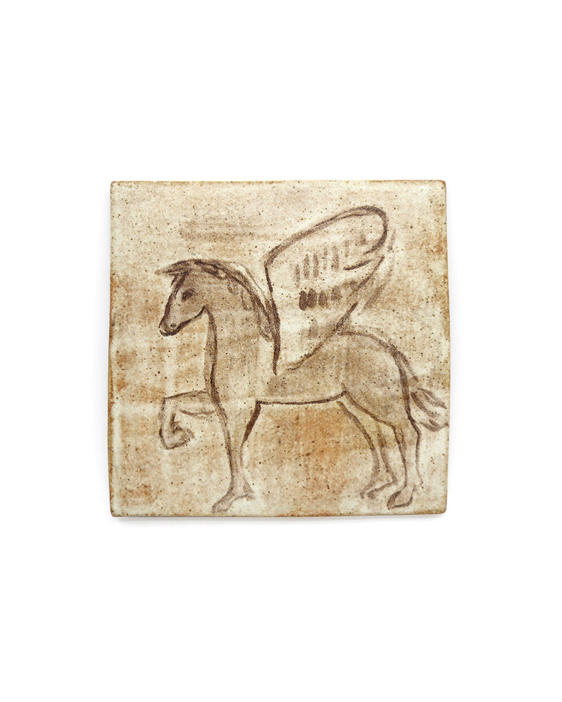 Tapestry Pegasus (Brown) (Handmade Tile)