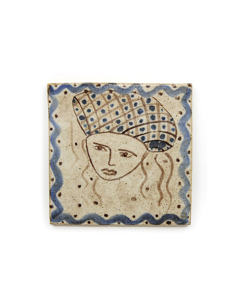 Tapestry Portrait (Handmade Tile)