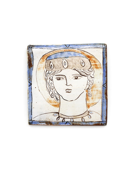 Tapestry Portrait I (Handmade Tile)