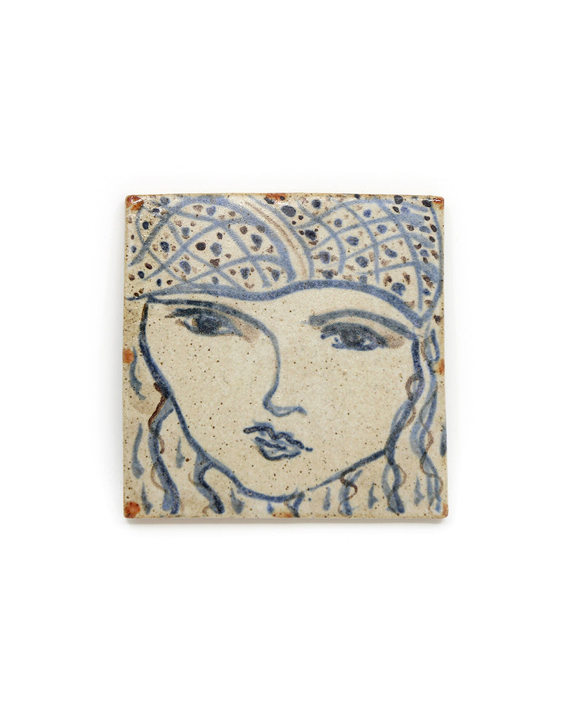 Tapestry Portrait III (Handmade Tile)