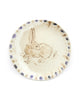Tapestry Rabbit (Handmade Plate)