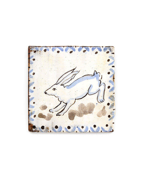 Tapestry Rabbit III (Handmade Tile)