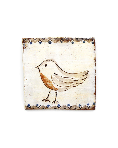 Tapestry Robin I (Handmade Tile)