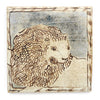 Tapestry Snarling Lion (Handmade Tile)