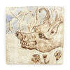 Tapestry Snarling Wolf (Handmade Tile)