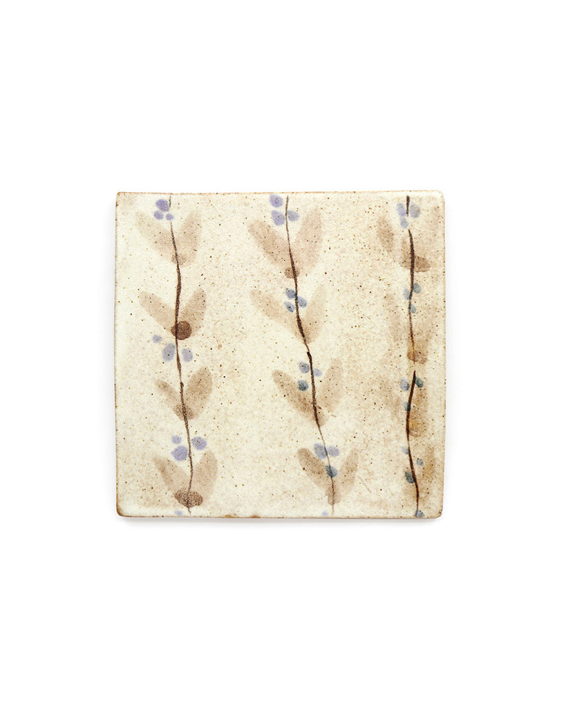 Tapestry Sprigs I (Handmade Tile)
