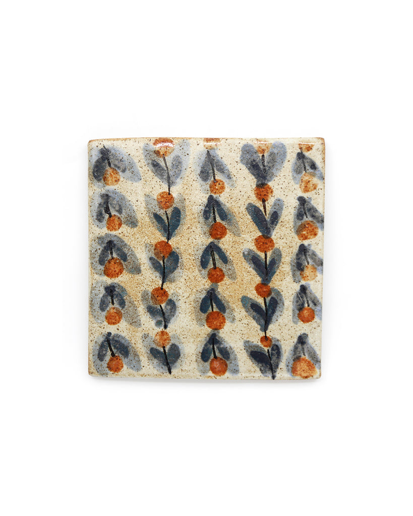 Tapestry Sprigs Pattern (Handmade Tile)