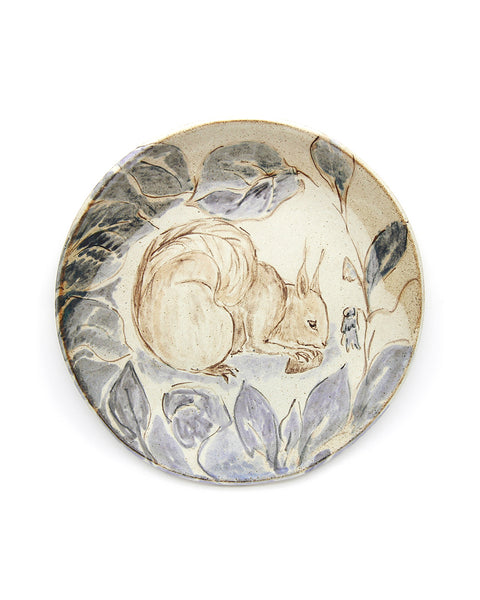 Tapestry Squirrel (Handmade Plate)