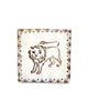 Tapestry Standing Lion (Handmade Tile)
