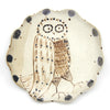 Tapestry Standing Owl I (Handmade Plate)