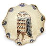 Tapestry Standing Owl II (Handmade Plate)