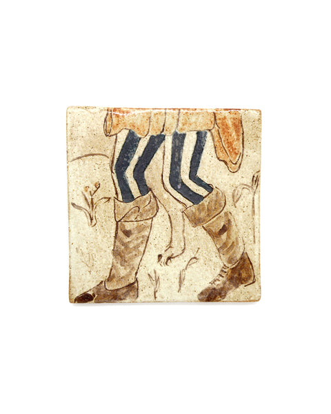 Tapestry Striped Trouser II (Blue) (Handmade Tile)