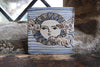 Tapestry Sun emerging from clouds (Handmade Tile)