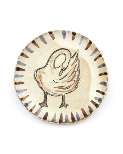 Tapestry Swan (Handmade Plate)