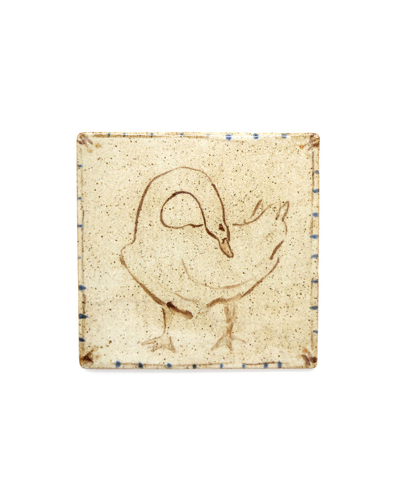 Tapestry Swan III (Handmade Tile)