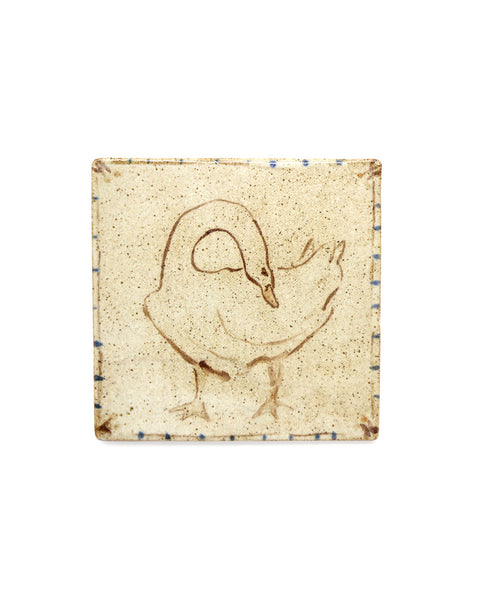 Tapestry Swan III (Handmade Tile)
