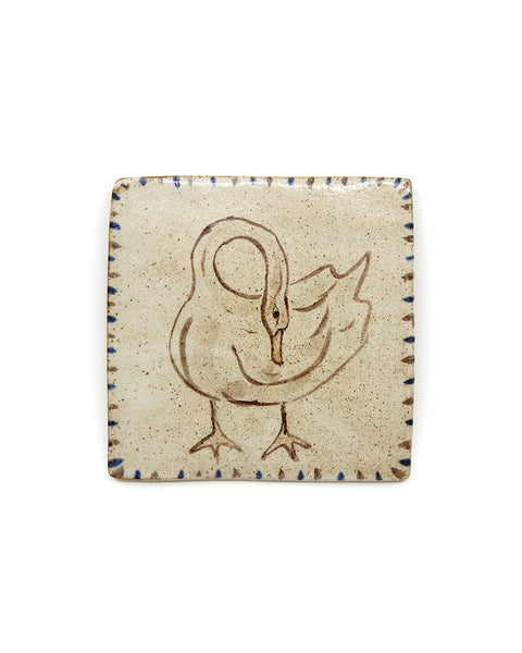 Tapestry Swan III (Handmade Tile)