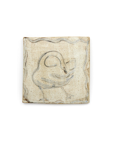 Tapestry Swan IV (Handmade Tile)