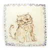Tapestry Terrier with a Bone (Handmade Tile)