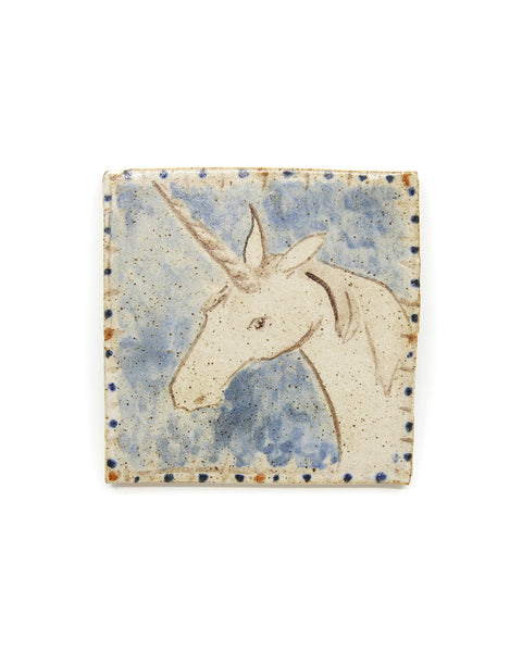 Tapestry Unicorn II (Handmade Tile)