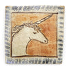 Tapestry Unicorn Portrait III (Handmade Tile)