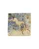 Tapestry Unicorn Fights Back (Handmade Tile)