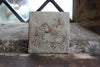 Tapestry Unicorn rests in a garden II (Handmade Tile)