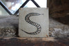 Tapestry Woodland Snake I (Handmade Tile)