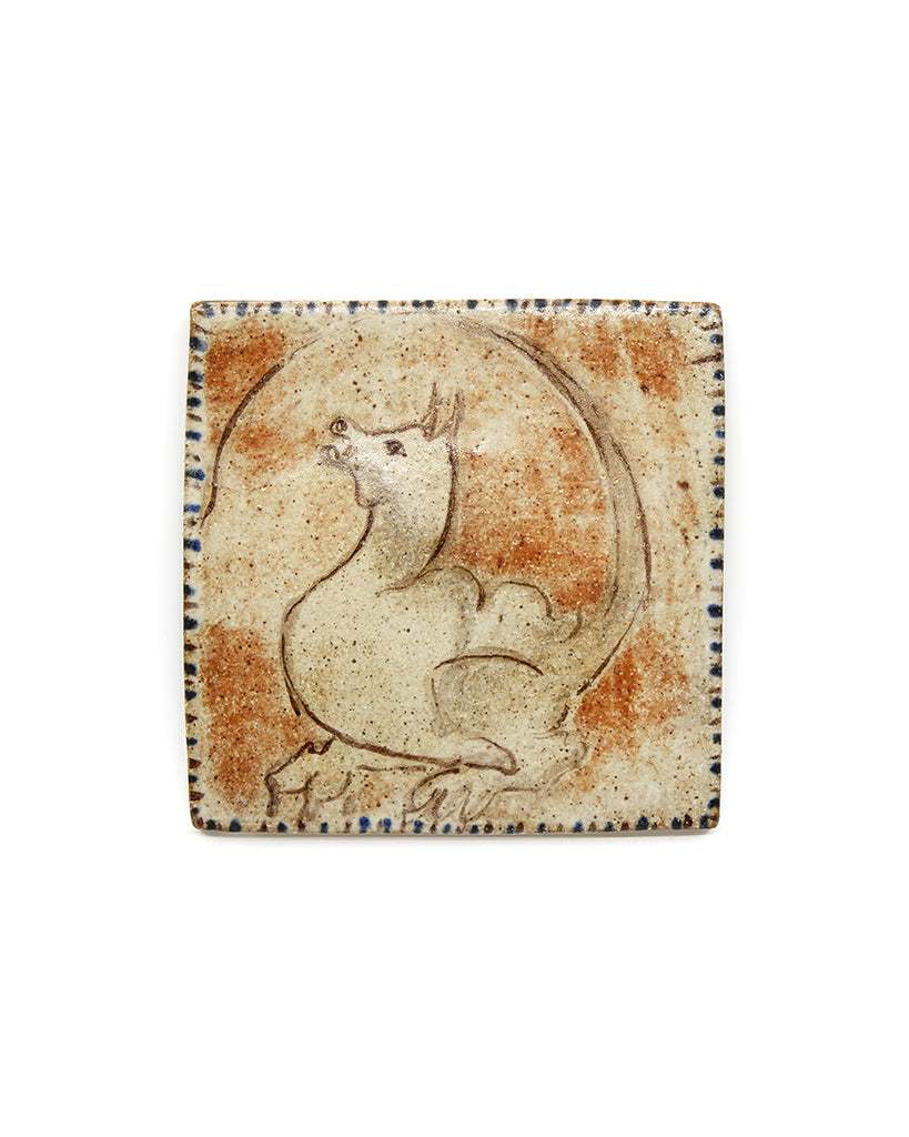 Tapestry Wyvern (Handmade Tile)
