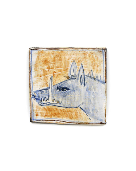 Tapestry Boar Head (Handmade Tile)
