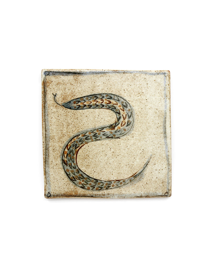 Tapestry Woodland Snake II (Handmade Tile)