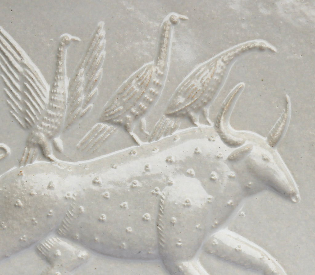 Tarvos Trigaranus (Bull) (Handmade Tile) – THE SHOP FLOOR PROJECT ltd